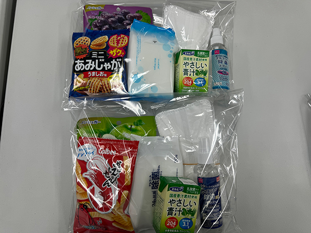 2024年度　三回目の感染症物品を全従業員へ配布致しました。