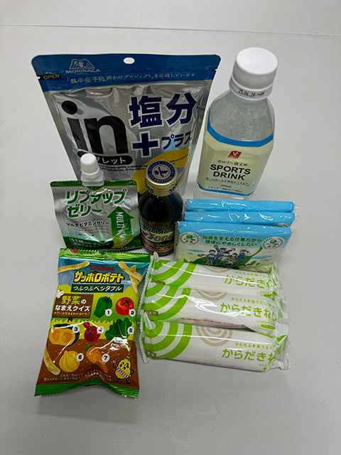 熱中症対策物品を配布致しました。