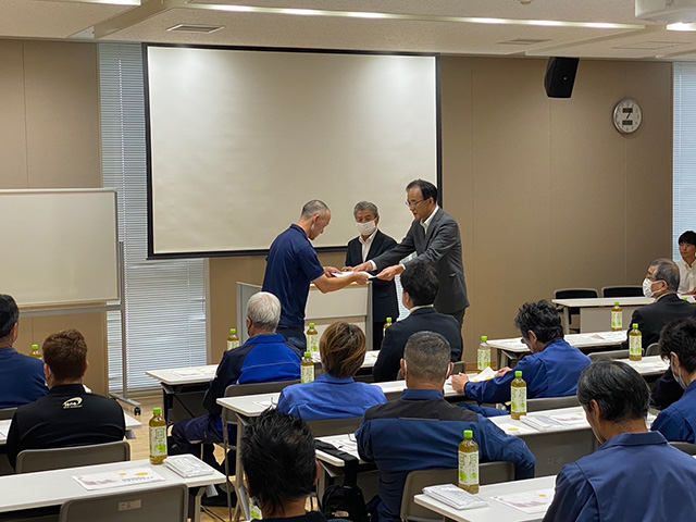 協力会社共催の安全講習会へ参加致しました。